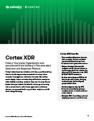 Ficha técnica de Cortex XDR