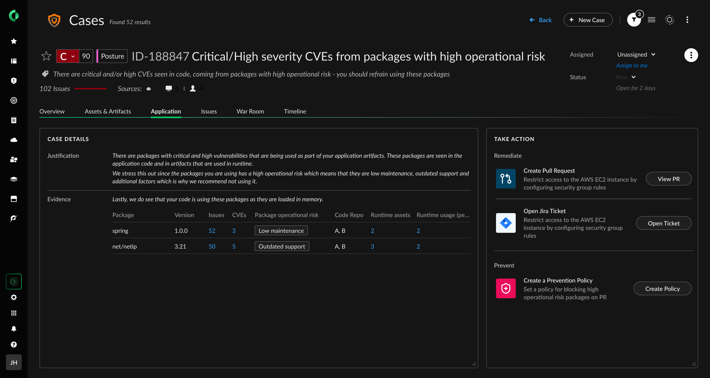 Tiene en cuenta la infraestructura 