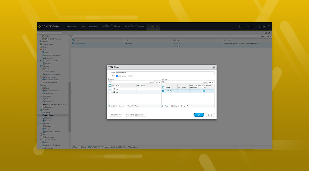 Simplifique la incorporación de sucursales con los centros Prisma Access