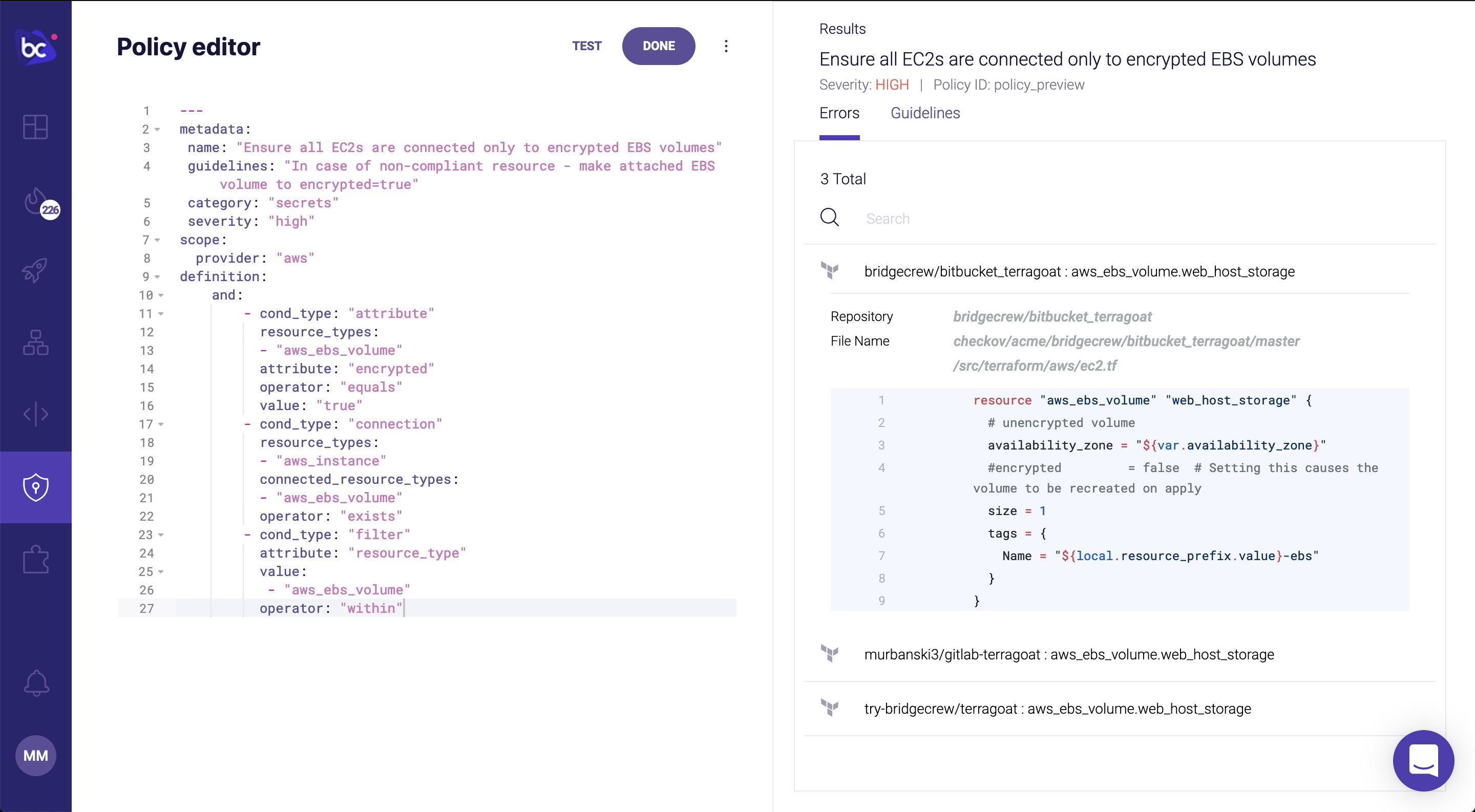 Políticas como código