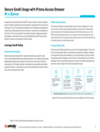 Información general sobre la protección del uso de la GenAI con Prisma Browser