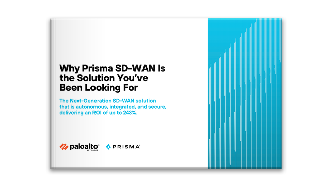 Por qué Prisma SD-WAN es la solución que necesita