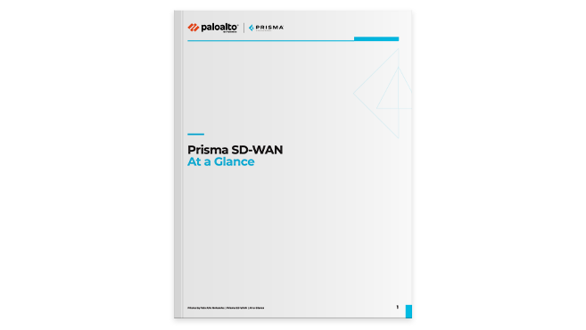 Información general sobre Prisma SD-WAN
