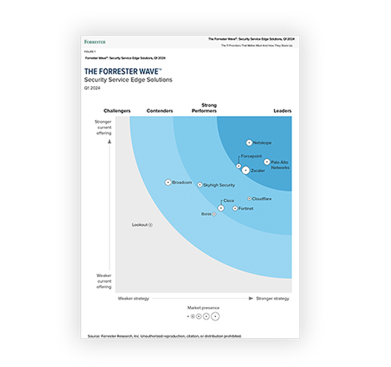 Informe «The Forrester Wave™: Security Service Edge Solutions, Q1 2024» (disponible en inglés)