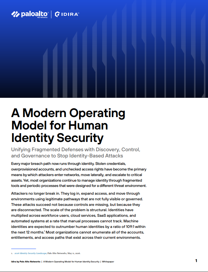 Un nuevo modelo operativo para la seguridad de las identidades