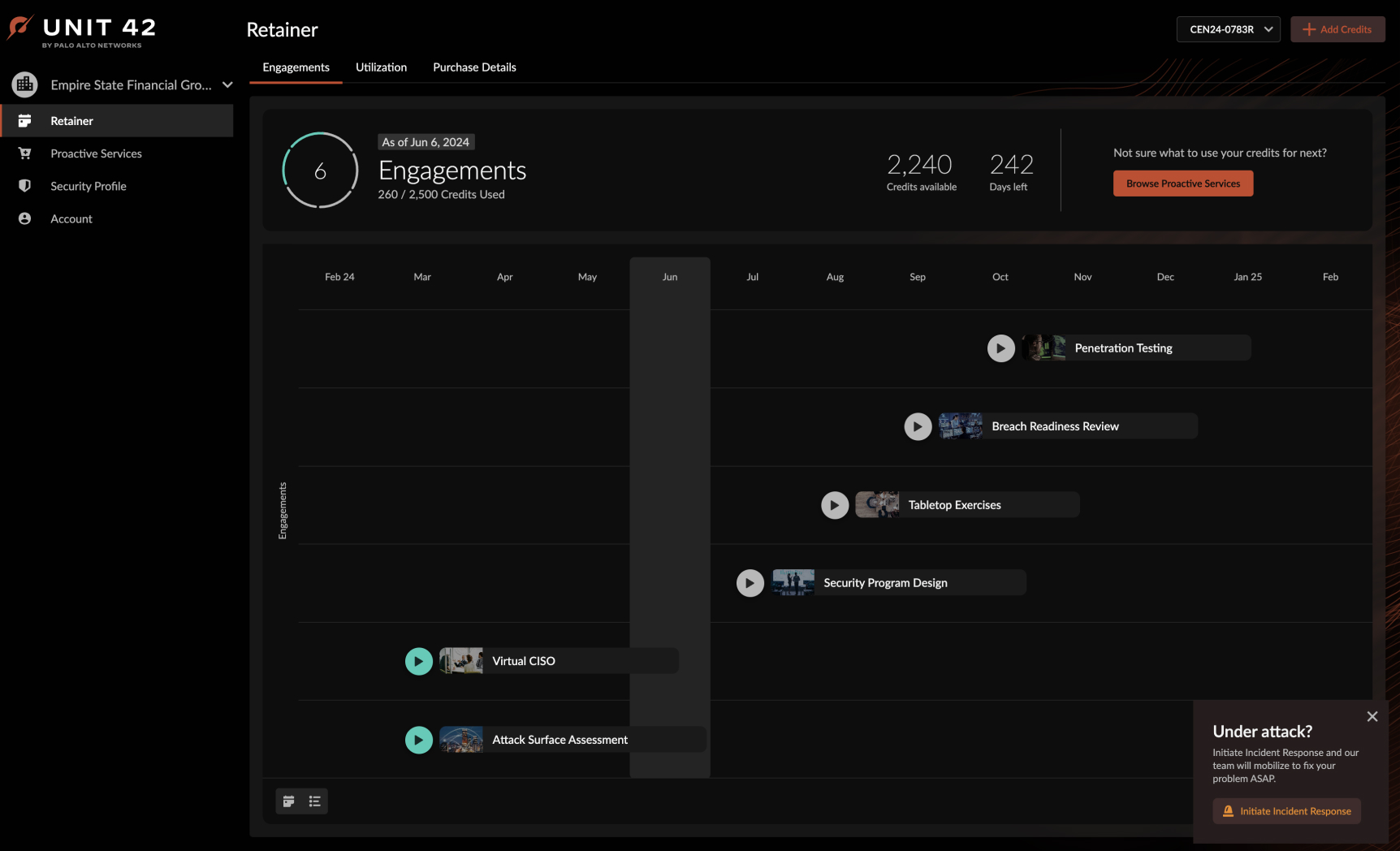 Rápida incorporación y activación
